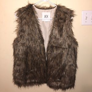 fur vest